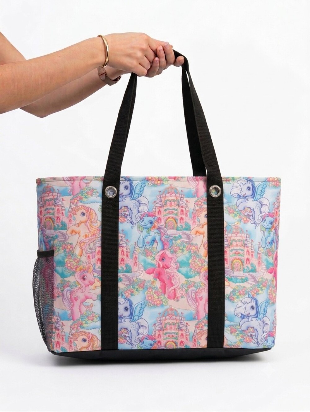 Collapsible Tote Bag: PONY FRIENDS
